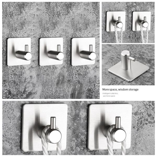 4 pcs 304 stainless steel hook towel hangers powerful hooks without drilling for bathroom kitchen
4 pcs 304 stainless steel hook towel hangers powerful hooks without drilling for bathroom kitchen