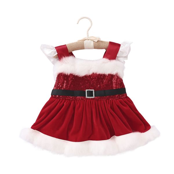 2018 Red Christmas Newborn Baby Girl Strap Princess Sequin Fluffy Belt Party Romper Dress Clothes Xmas Cute Clothing
2018 Red Christmas Newborn Baby Girl Strap Princess Sequin Fluffy Belt Party Romper Dress Clothes Xmas Cute Clothing