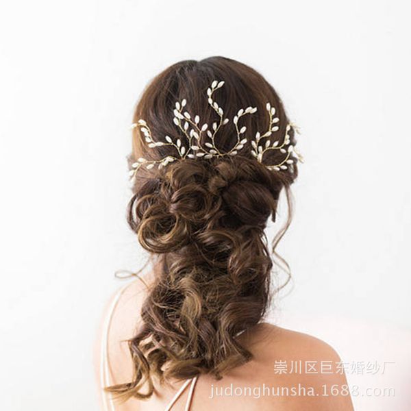 leliin gold bridal hair pins wedding hair headpiece crystal comb bride hairpin jewelry, Golden;white
leliin gold bridal hair pins wedding hair headpiece crystal comb bride hairpin jewelry, Golden;white