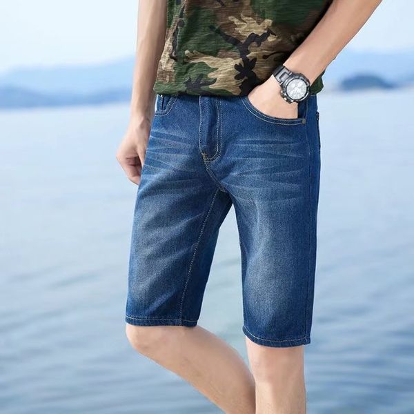 denim shorts men's large size new style summer versatile korean-style men casual knee-length denim shorts slim fit short casual, Blue
denim shorts men's large size new style summer versatile korean-style men casual knee-length denim shorts slim fit short casual, Blue