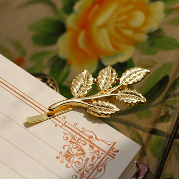 vintage hair clip olive branch leaves snap hair barrette stick accessories for women girls side clip, Golden;silver
vintage hair clip olive branch leaves snap hair barrette stick accessories for women girls side clip, Golden;silver