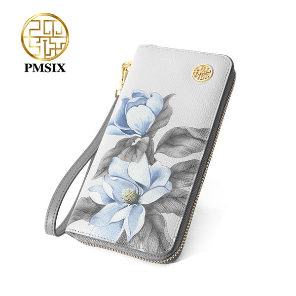 pmsix fashion floral printing long zipper women purse large capacity ladies' clutch wallet, Red;black
pmsix fashion floral printing long zipper women purse large capacity ladies' clutch wallet, Red;black