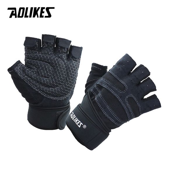 aolikes 1 pair half finger weightlifting gym gloves wrist support wrap straps friction resistance cycling gloves sports fitness
aolikes 1 pair half finger weightlifting gym gloves wrist support wrap straps friction resistance cycling gloves sports fitness