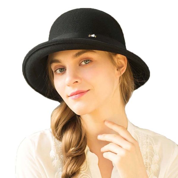 women wool bucket hat party formal headwear lady winter fashion fedora asymmetric bowknot 100% wool felt hats m78, Blue;gray
women wool bucket hat party formal headwear lady winter fashion fedora asymmetric bowknot 100% wool felt hats m78, Blue;gray