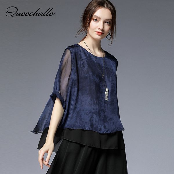 women's blouses & shirts queechalle 2021 summer chiffon blouse women black blue retro print loose a-line female plus size shirt casual, White
women's blouses & shirts queechalle 2021 summer chiffon blouse women black blue retro print loose a-line female plus size shirt casual, White