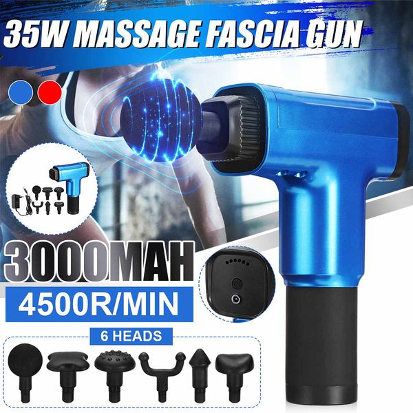 6 head 4500r/min therapy massage guns 6 gear muscle massager hammering style relax deep tissue 3000mah rechargeable massager
6 head 4500r/min therapy massage guns 6 gear muscle massager hammering style relax deep tissue 3000mah rechargeable massager