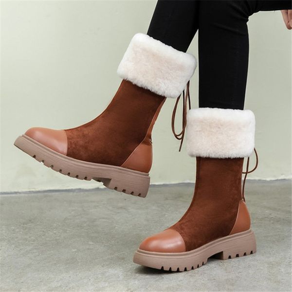 pxelena new thick fur women snow boots 2020 winter chunky heels warm plush ankle boots punk gothic non slip shoes black brown
pxelena new thick fur women snow boots 2020 winter chunky heels warm plush ankle boots punk gothic non slip shoes black brown