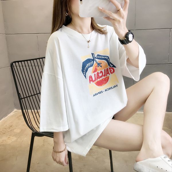 2020200 fat mm loose large size half sleeve cartoon printed short t-shirt sleeve women's t-shirt fashion, White
2020200 fat mm loose large size half sleeve cartoon printed short t-shirt sleeve women's t-shirt fashion, White