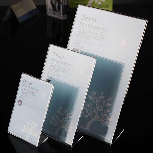 pack/10 units) prexiglass tableside-loading acrylic picture frames, sign display holders ads016
pack/10 units) prexiglass tableside-loading acrylic picture frames, sign display holders ads016