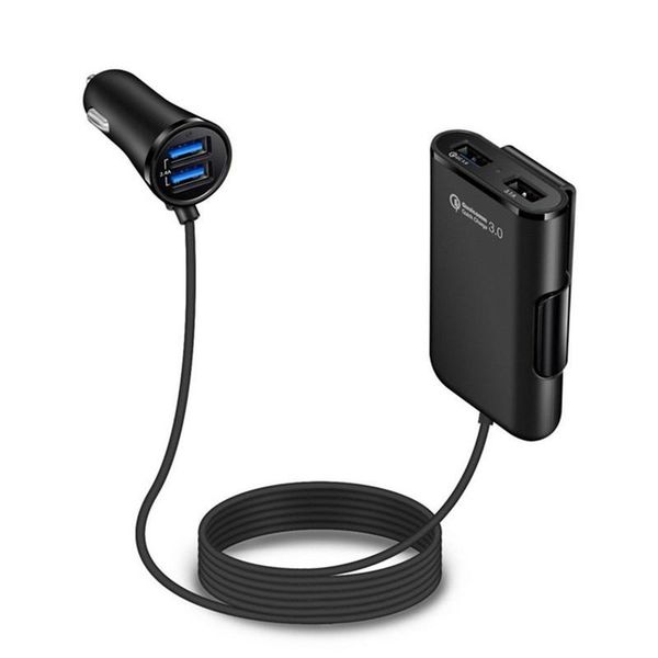 qc 3.0 fast charging 4 usb auto chargers with 1.7m wire for smart device front back seat charger for mobile phone
qc 3.0 fast charging 4 usb auto chargers with 1.7m wire for smart device front back seat charger for mobile phone