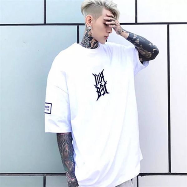 hip hop t shirts male short sleeve men letter print tshirt streetwear casual summer t shirt boys 2019 cool punk shirt men women, White;black
hip hop t shirts male short sleeve men letter print tshirt streetwear casual summer t shirt boys 2019 cool punk shirt men women, White;black