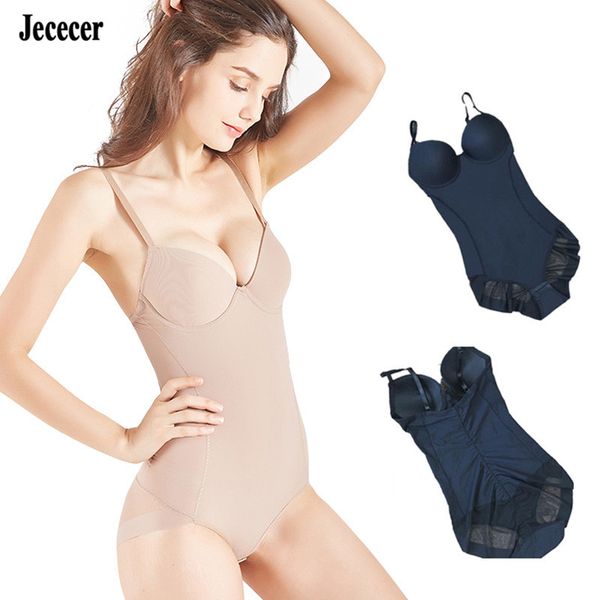 jececer shapewear women stretchy bodysuit femme black slimming underwear female body shaper, Black;white
jececer shapewear women stretchy bodysuit femme black slimming underwear female body shaper, Black;white