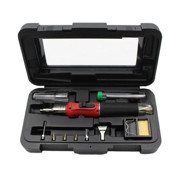 10 in 1 hs-1115k electronic ignition gas soldering iron kit set gas blow torch solder iron gun welding pen burner tools hs-1115k
10 in 1 hs-1115k electronic ignition gas soldering iron kit set gas blow torch solder iron gun welding pen burner tools hs-1115k