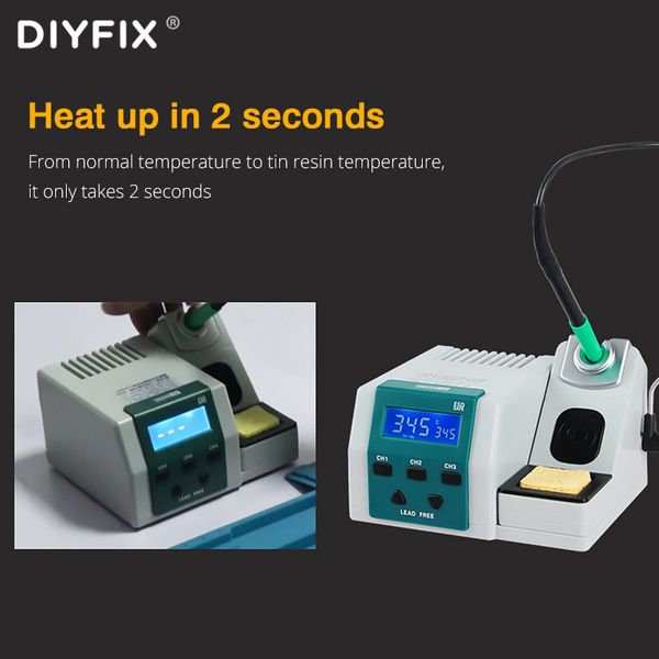 diyfix 120w ac220v soldering station heating 350 degreees in 2 seconds precision electric air gun solder iron welding tool
diyfix 120w ac220v soldering station heating 350 degreees in 2 seconds precision electric air gun solder iron welding tool