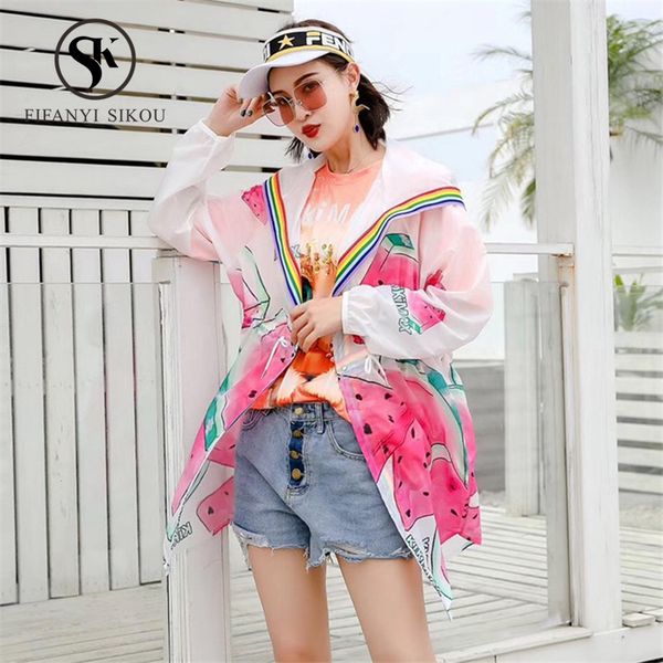 2019 summer sunscreen thin jacket women fashion cartoon print hooded coat loose long sleeve basic jackets streetwear outerwear, Black;brown
2019 summer sunscreen thin jacket women fashion cartoon print hooded coat loose long sleeve basic jackets streetwear outerwear, Black;brown