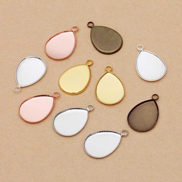 50 pcs cabochon base pendant base water drop copper connector diy jewelry making accessories, Blue;slivery
50 pcs cabochon base pendant base water drop copper connector diy jewelry making accessories, Blue;slivery