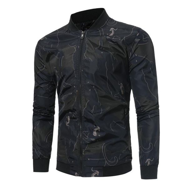 autumn and winter new style fashion simplicity printed jacket men casual versatile stand collar coat ouma zt-jk07, Black
autumn and winter new style fashion simplicity printed jacket men casual versatile stand collar coat ouma zt-jk07, Black