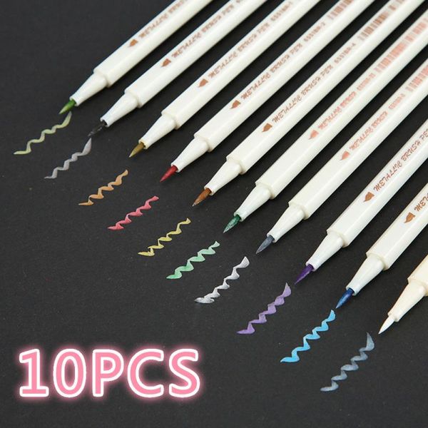 10pcs colorful metal paint marker pens waterproof pen car tyre tire tread cd metal permanent paint markers graffiti oily marker
10pcs colorful metal paint marker pens waterproof pen car tyre tire tread cd metal permanent paint markers graffiti oily marker
