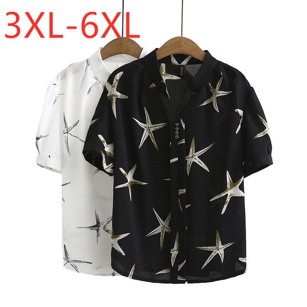 new 2020 ladies summer plus size for women large blouse short sleeve casual loose black print chiffon shirt 3xl 4xl 5xl 6xl, White
new 2020 ladies summer plus size for women large blouse short sleeve casual loose black print chiffon shirt 3xl 4xl 5xl 6xl, White