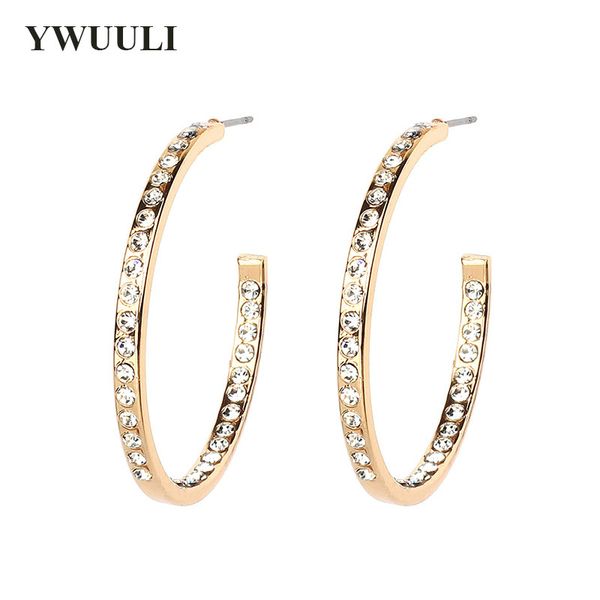 simple exaggerated big round rhinestone hoop earrings for women statement geometric circle earrings jewelry girls gift ry483, Golden
simple exaggerated big round rhinestone hoop earrings for women statement geometric circle earrings jewelry girls gift ry483, Golden