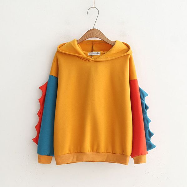 2019 women's sweatshirts hoodies kawayi dinosaur sweatshirt new velvet cashmere hooded hoodies kpop fashion womens hoodie, Black
2019 women's sweatshirts hoodies kawayi dinosaur sweatshirt new velvet cashmere hooded hoodies kpop fashion womens hoodie, Black