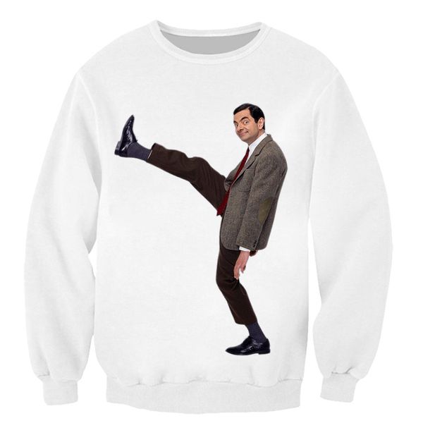 mr. bean men/women hoodies harajuku style men sweatshirts 3d printed hip hop tracksuits super cool moives streetwear, Black
mr. bean men/women hoodies harajuku style men sweatshirts 3d printed hip hop tracksuits super cool moives streetwear, Black