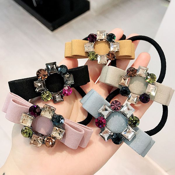 korean girl simple cute ponytail holder hair rope rhinestone fabric bow elastic hair bands fashion women accessories
korean girl simple cute ponytail holder hair rope rhinestone fabric bow elastic hair bands fashion women accessories