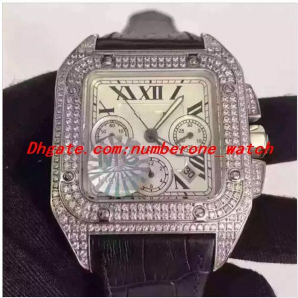 luxury watch factory supplier new automatic 7750 movement man watches silver diamond zircon watertight leather strap wristwatch, Slivery;brown
luxury watch factory supplier new automatic 7750 movement man watches silver diamond zircon watertight leather strap wristwatch, Slivery;brown
