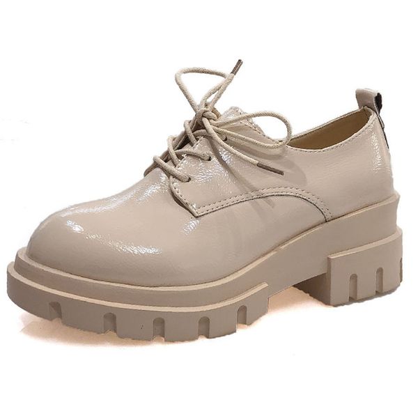 spring new women patent leather platform shoes pointed toe 6 cm rubber sole pumps simple creepers shoes for female, Black
spring new women patent leather platform shoes pointed toe 6 cm rubber sole pumps simple creepers shoes for female, Black