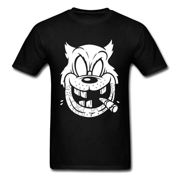 new smoking goon face white print men black t-shirt 100% cotton fabric breathable guys funny summer cartoon t shirt, White;black
new smoking goon face white print men black t-shirt 100% cotton fabric breathable guys funny summer cartoon t shirt, White;black