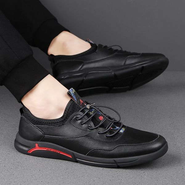 mens breathable skateboard shoes men fashion sneakers trainers shoes casual genuine leather black flats
mens breathable skateboard shoes men fashion sneakers trainers shoes casual genuine leather black flats