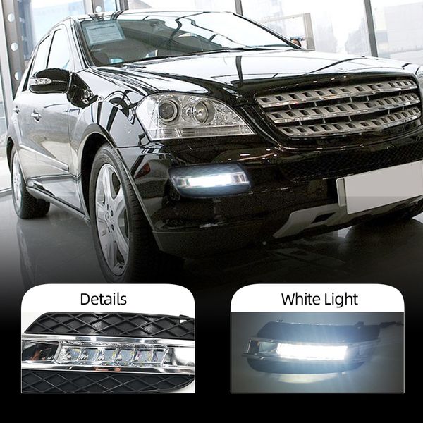 2pcs drl for mercedes benz ml350 w164 ml280 ml300 ml320 2006 2007 2008 2009 daytime running lights fog head lamp cover car styling
2pcs drl for mercedes benz ml350 w164 ml280 ml300 ml320 2006 2007 2008 2009 daytime running lights fog head lamp cover car styling