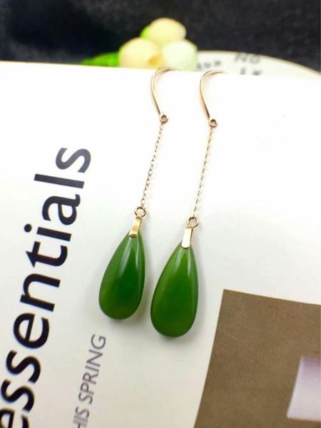 shilovem 18k yellow gold natural green jasper earrings classic fine jewelry women wedding wholesale christmas gift yze918hby, Golden;silver
shilovem 18k yellow gold natural green jasper earrings classic fine jewelry women wedding wholesale christmas gift yze918hby, Golden;silver