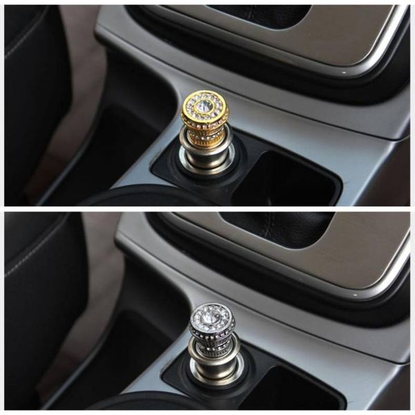 2019 new luxury aluminum car cigarette lighter with small crystal rhinestones golden auto accessories
2019 new luxury aluminum car cigarette lighter with small crystal rhinestones golden auto accessories