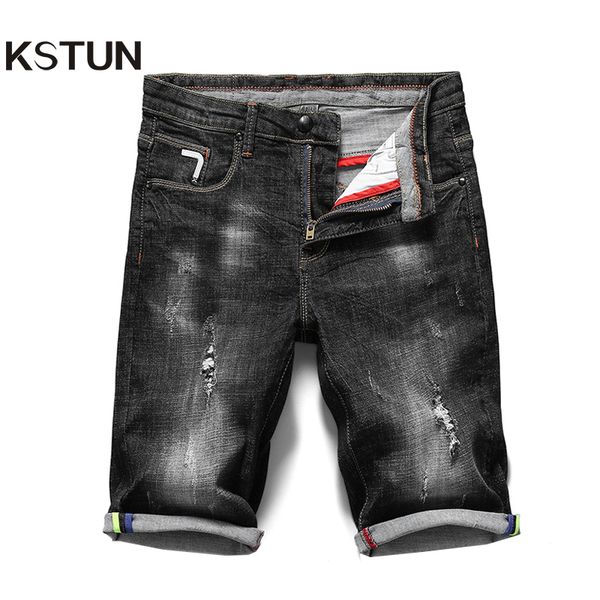 kstun mens shorts jeans black elasticity ripped hole summer 2019 jeans shorts slim fit casual pants jean hombre, Blue
kstun mens shorts jeans black elasticity ripped hole summer 2019 jeans shorts slim fit casual pants jean hombre, Blue
