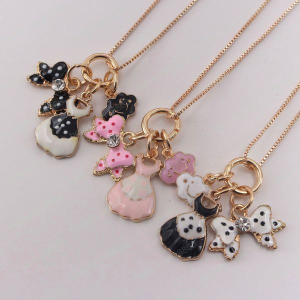 charming pendants long chain necklace cute skirt/bowknot/cloud pendants necklace for kids child girls jewelry, Silver
charming pendants long chain necklace cute skirt/bowknot/cloud pendants necklace for kids child girls jewelry, Silver