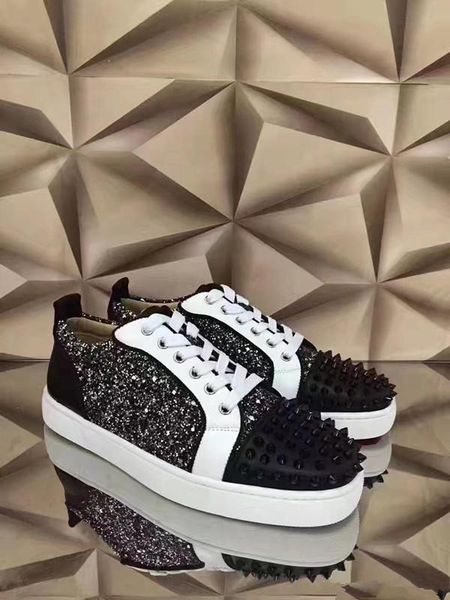 designer low water drill spikes sneakers flats red bottom shoes spikes shoes for men women designer sneakers with box l14, Black
designer low water drill spikes sneakers flats red bottom shoes spikes shoes for men women designer sneakers with box l14, Black