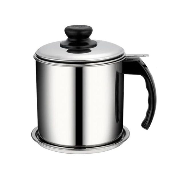 household storage tool stainless steel cooking separator with filter fine mesh oil strainer container leakproof kitchen
household storage tool stainless steel cooking separator with filter fine mesh oil strainer container leakproof kitchen