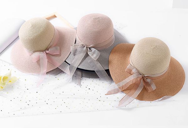 new women sun hats hand made straw hat female elegant ribbon bow-knot wide brim beach hats lady casual summer shade anti uv caps, Blue;gray
new women sun hats hand made straw hat female elegant ribbon bow-knot wide brim beach hats lady casual summer shade anti uv caps, Blue;gray