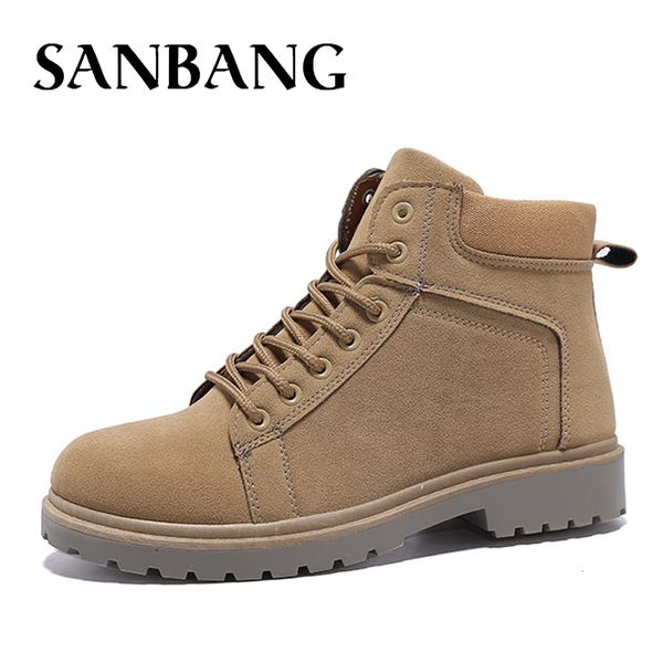 faux suede leather men boots spring autumn and winter man shoes ankle boot men's snow shoe work plus size 39-44 bx5, Black
faux suede leather men boots spring autumn and winter man shoes ankle boot men's snow shoe work plus size 39-44 bx5, Black