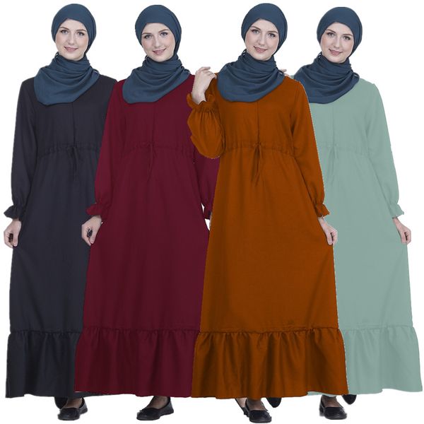 dromiya muslim abaya solid color maxi dress long sleeve long dress ethnic kimono dresses ramadan arabic islamic clothing, Red
dromiya muslim abaya solid color maxi dress long sleeve long dress ethnic kimono dresses ramadan arabic islamic clothing, Red