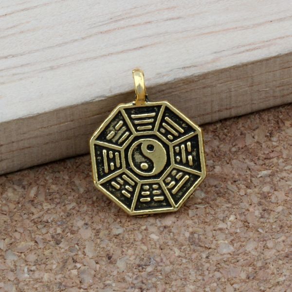 200pcs/lots tai chi bagua yin and yang five lines amulet charms antique gold pendants fashion jewelry diy 12.5x16.5mm a-393, Bronze;silver
200pcs/lots tai chi bagua yin and yang five lines amulet charms antique gold pendants fashion jewelry diy 12.5x16.5mm a-393, Bronze;silver