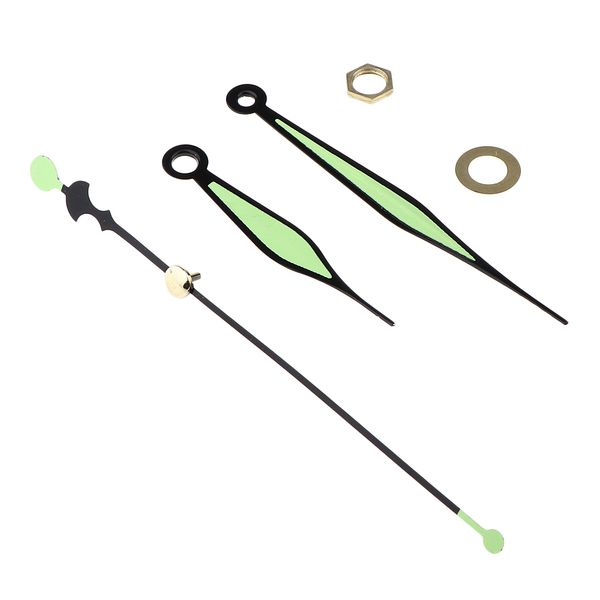 1 set luminous clock hands glow in the dark pointers for quartz clock repairing diy crafts, including washer and screw, easy to install
1 set luminous clock hands glow in the dark pointers for quartz clock repairing diy crafts, including washer and screw, easy to install