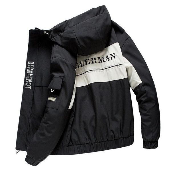 patch cargo бомбардировщик куртки мужчины с капюшоном карманы ветровка пальто мужской моды повседневный hip hop harajuku осень лоскутное пал, Black;brown
patch cargo бомбардировщик куртки мужчины с капюшоном карманы ветровка пальто мужской моды повседневный hip hop harajuku осень лоскутное пал, Black;brown