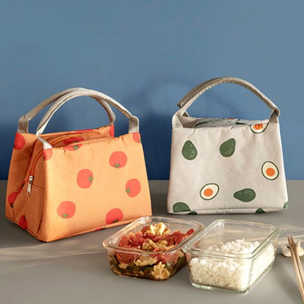 print lunch bags women portable functional fruit print insulated thermal picnic kids cooler lunch box bag tote, Blue;pink
print lunch bags women portable functional fruit print insulated thermal picnic kids cooler lunch box bag tote, Blue;pink