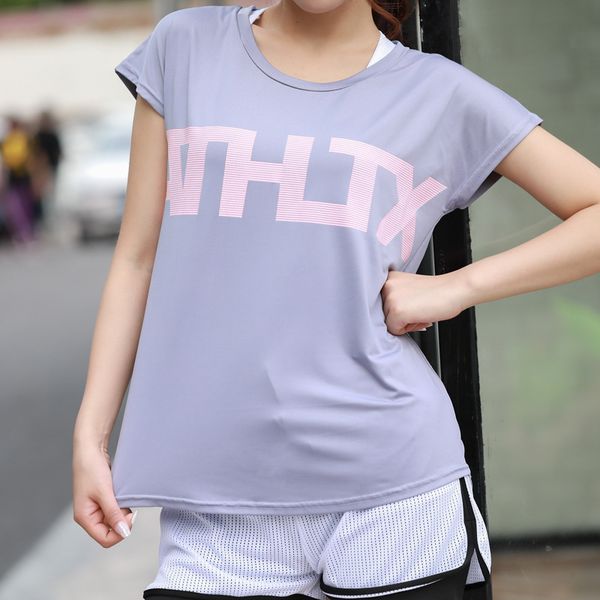 2019 t-shirts sports women quick dry sport for woman fitness loose workout gym tshirt running seamless training shirt, White;red
2019 t-shirts sports women quick dry sport for woman fitness loose workout gym tshirt running seamless training shirt, White;red