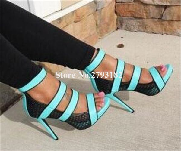 women pep toe patchwork stiletto heel platform gladiator sandals back zipper-up cut-out straps high heel sandals heels, Black
women pep toe patchwork stiletto heel platform gladiator sandals back zipper-up cut-out straps high heel sandals heels, Black