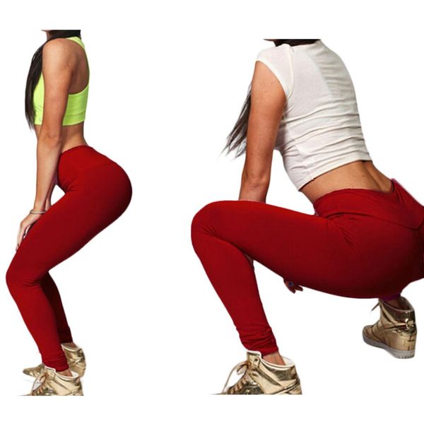 women yoga running sport pants high waist cropped leggings fitness trousers solid black red workout yoga leggings drop shipping, White;red
women yoga running sport pants high waist cropped leggings fitness trousers solid black red workout yoga leggings drop shipping, White;red