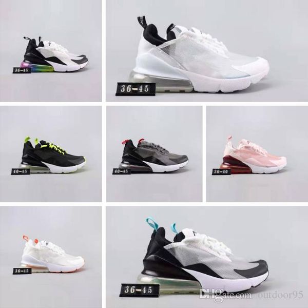 2019 new designer 270 mens women running shoes fashion oreo tiger punch triple white black be true teal sports sneaker outdoor shoe
2019 new designer 270 mens women running shoes fashion oreo tiger punch triple white black be true teal sports sneaker outdoor shoe