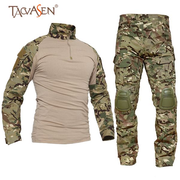tacvasen tactical suit men army hunting suit long sleeve combat shirt camouflage pants hiking clothing trekking uniform, Blue;black
tacvasen tactical suit men army hunting suit long sleeve combat shirt camouflage pants hiking clothing trekking uniform, Blue;black